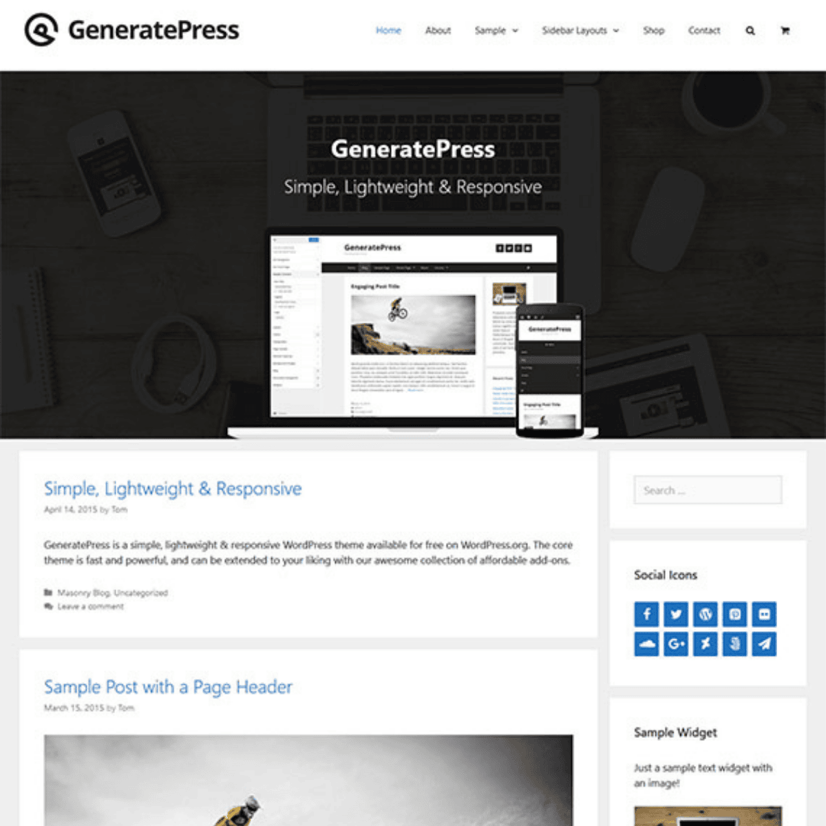 GeneratePress Theme